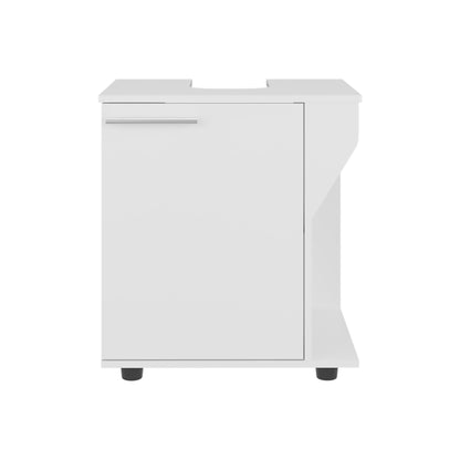 White Bathroom Vanity Cabinet - 24" Storage