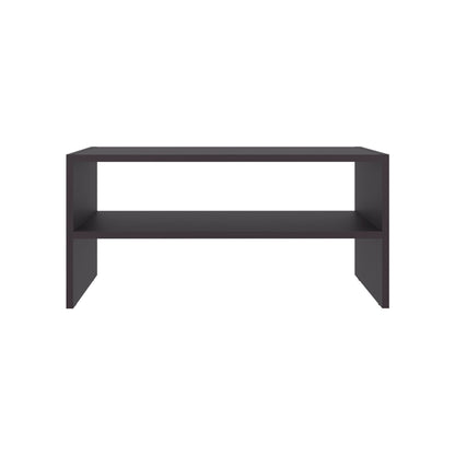 Wenge Shoe Rack - 2 Shelves, Compact Storage for Living Room