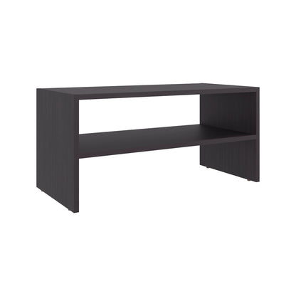 Wenge Shoe Rack - 2 Shelves, Compact Storage for Living Room