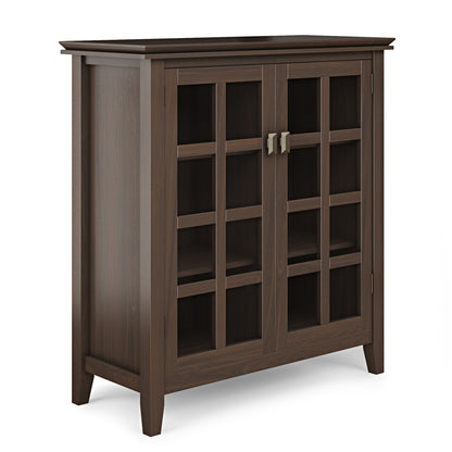Artisan 38 inch Wide Solid Wood Medium Storage Cabinet in Tobacco Brown