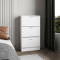 Inola High Pull Down Shoe Rack, Shoe Storage, Entryway, Bedroom, White