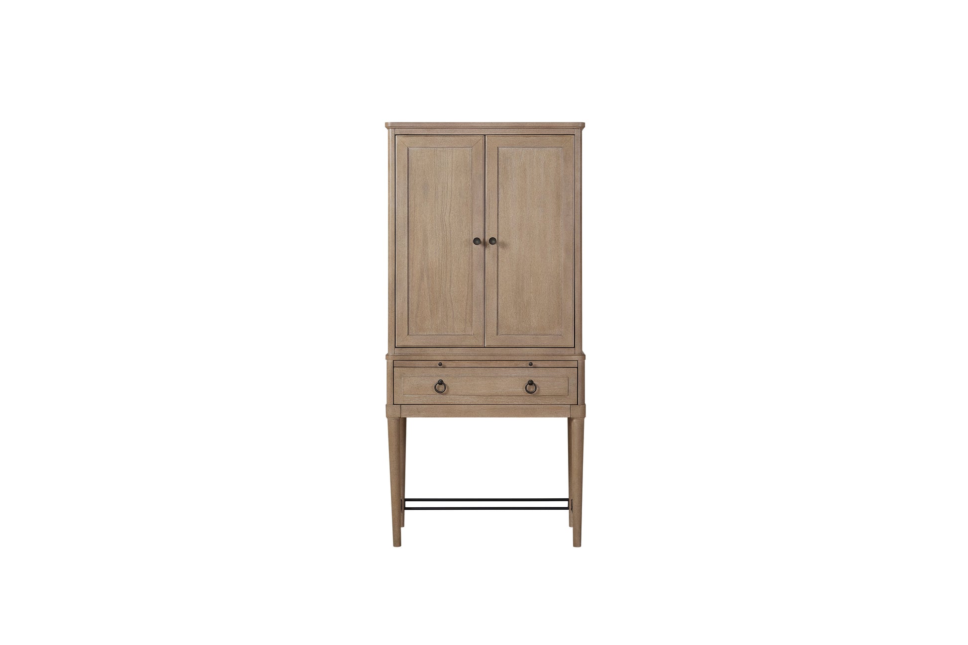 Bar Cabinet in Sand Colored Finish