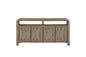 English Knotty Oak 72" Bowtie Console