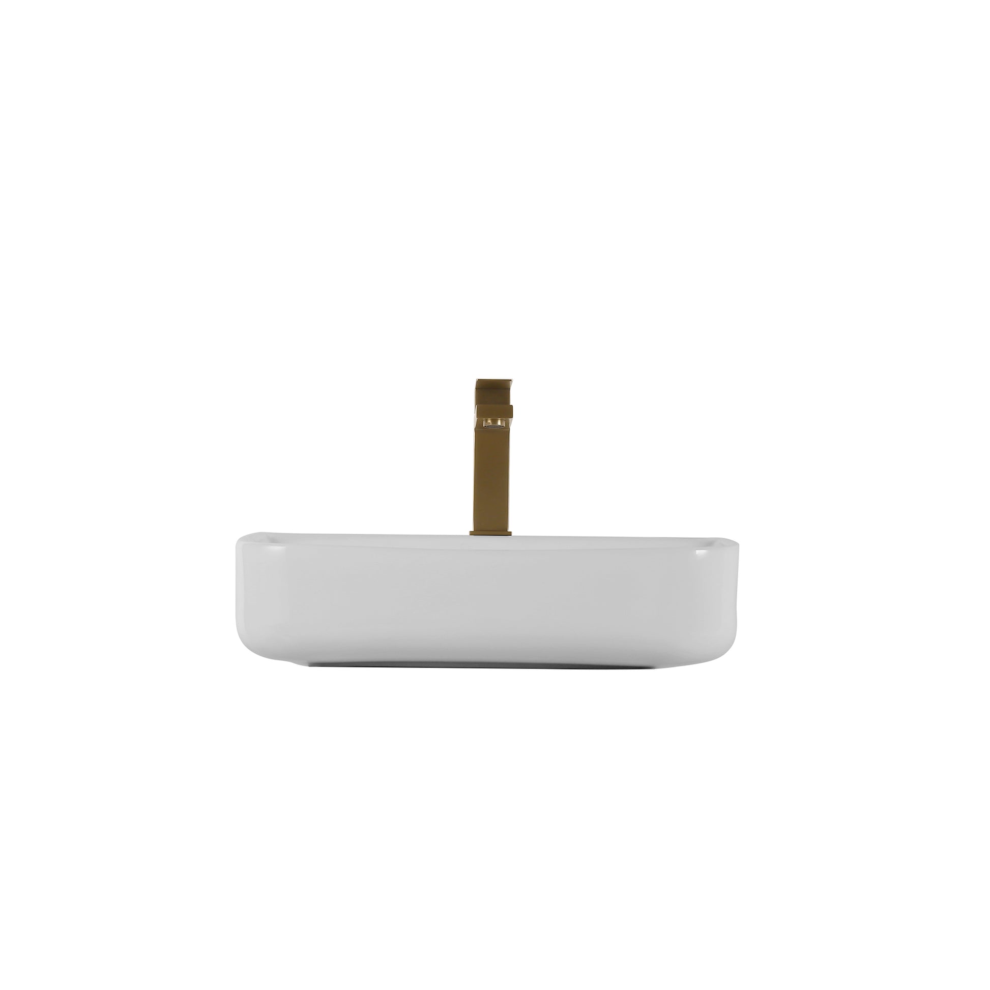 White Ceramic Bathroom Vanity Sink - Modern Design