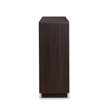 Espresso Wine Cabinet - 18 Bottle Storage