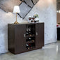 Hazen  Espresso Finish Wine Cabinet II