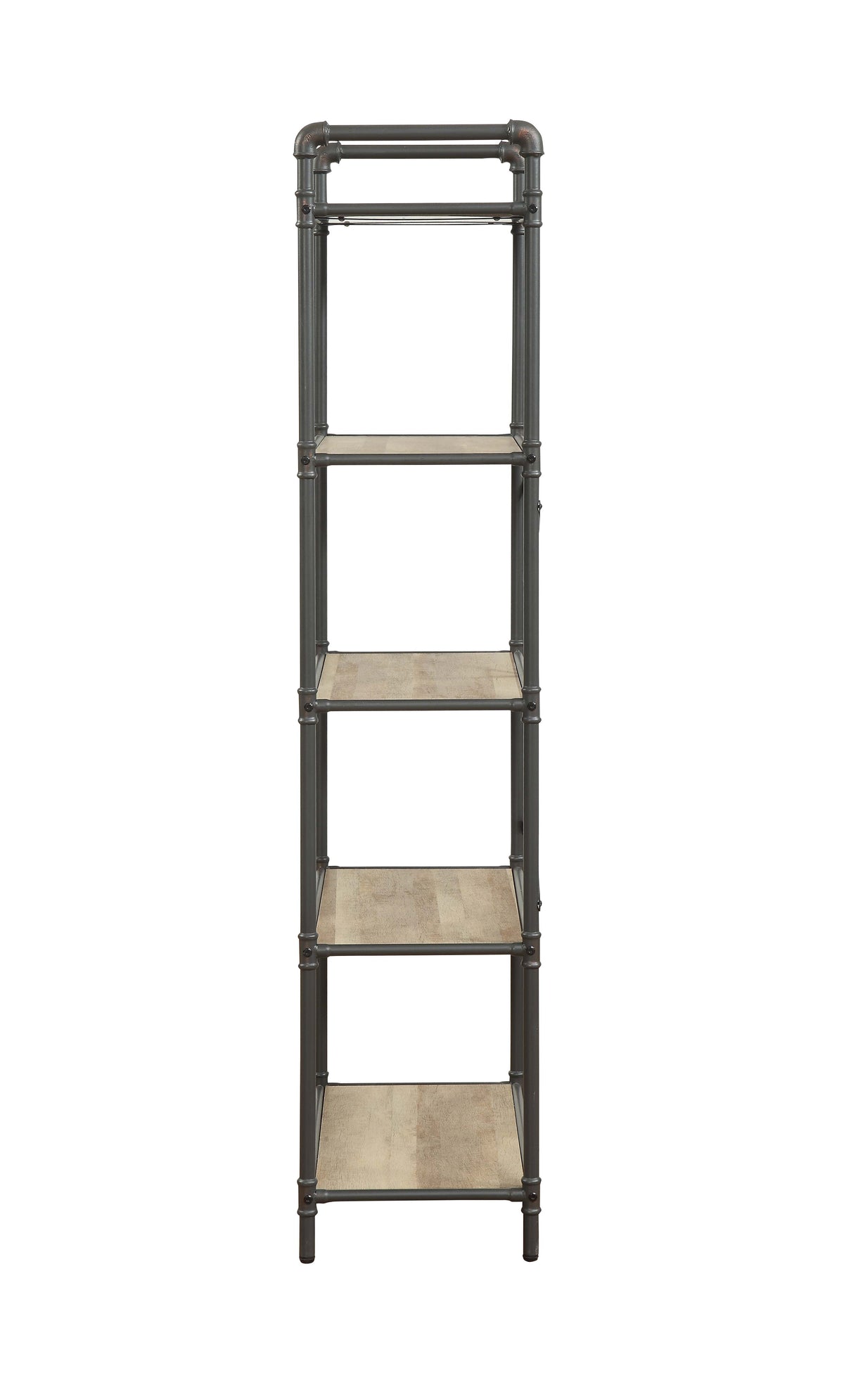 Gray Oak Bookshelf - 23" x 13" Display Shelf for Living Room