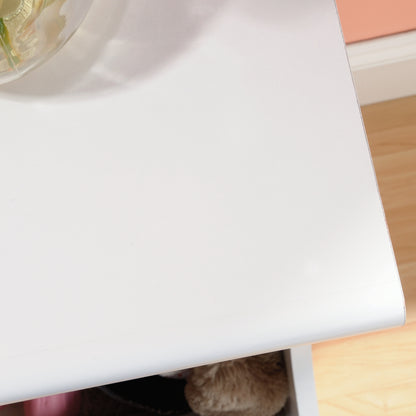 White 2-Shelf Bookcase for Kids Room Storage for Living Room