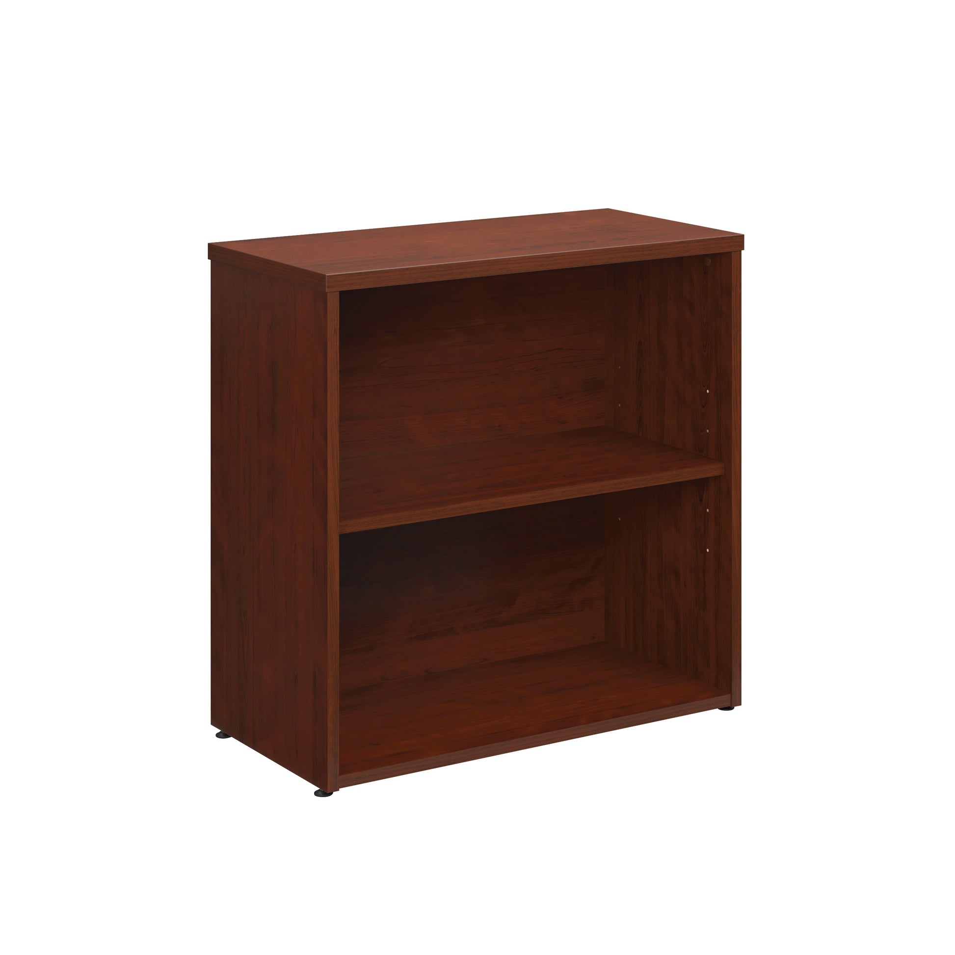 2-Shelf Bookcase, Red finish