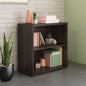 2-Shelf Bookcase, Brown finish