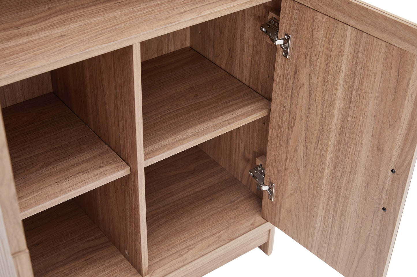31" Maple Engineered Wood Bookcase Cabinet - Home Office Storage