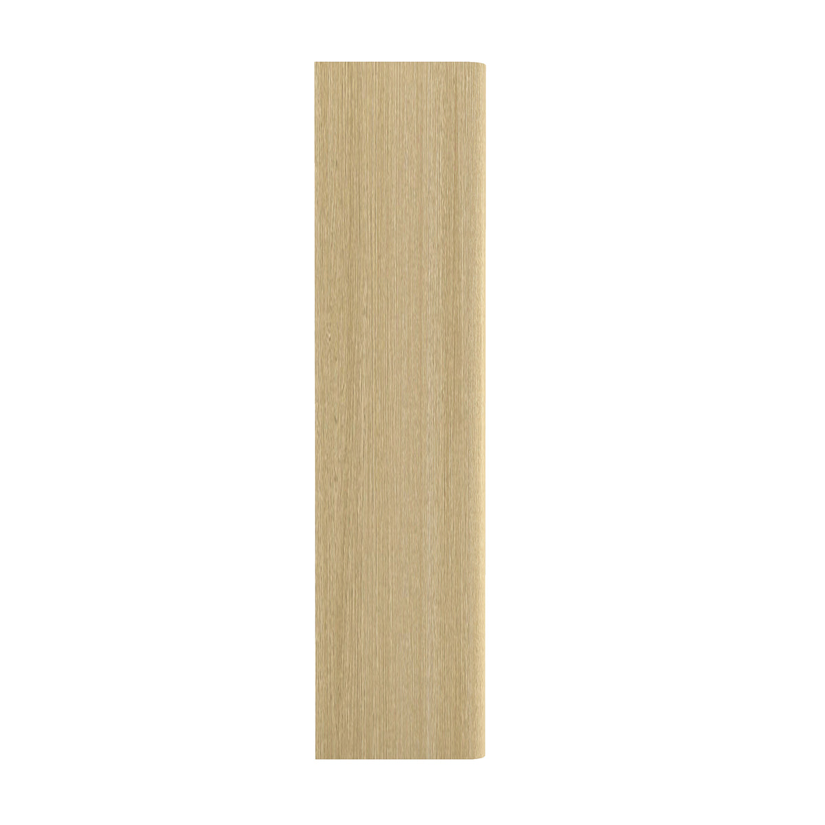 Oak Open Bookcase - 28" Length Display Shelving for Living Room