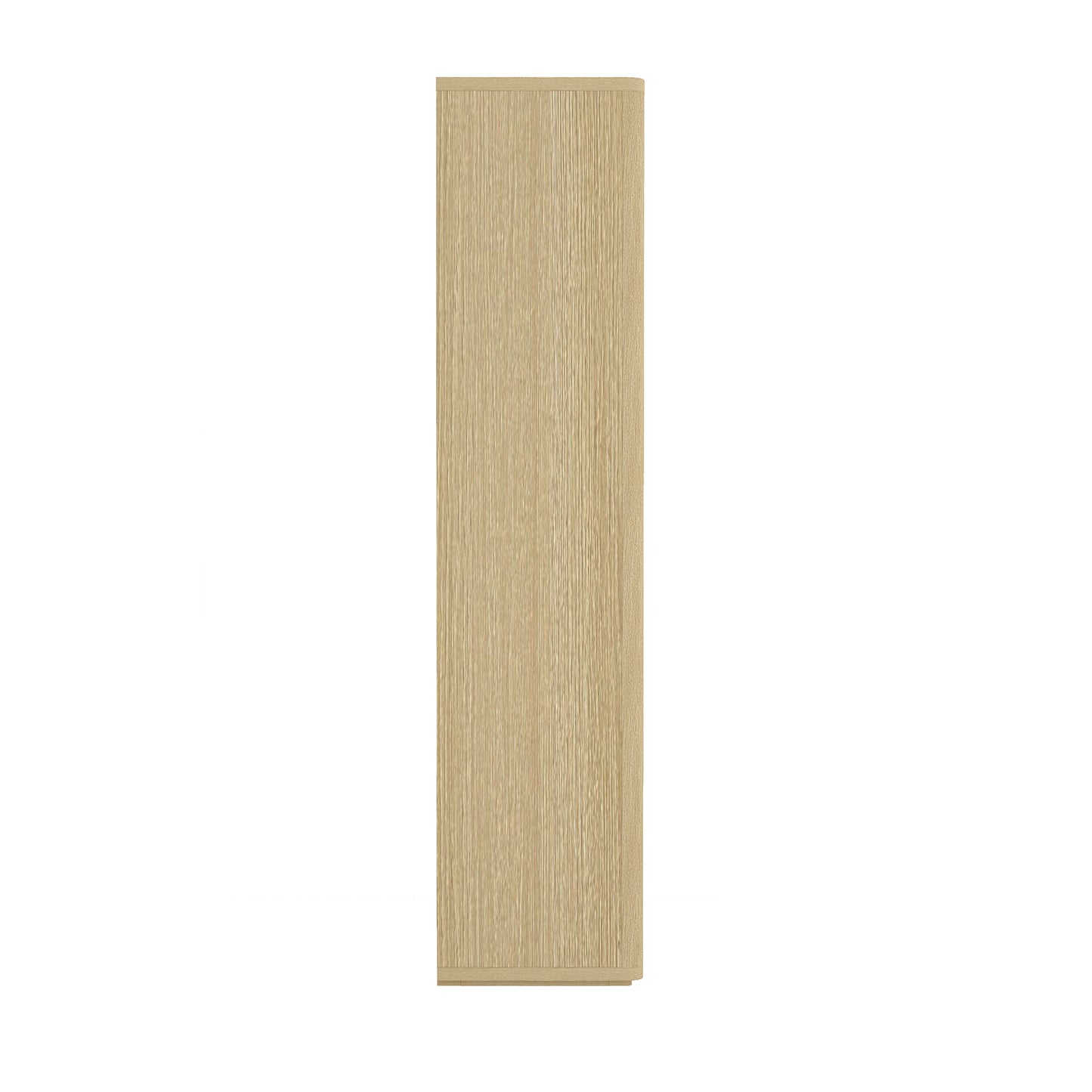 Natural Oak Bookcase Cabinet - 38" Storage