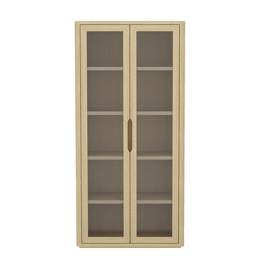Bookcase Cabinet in Natural Oak