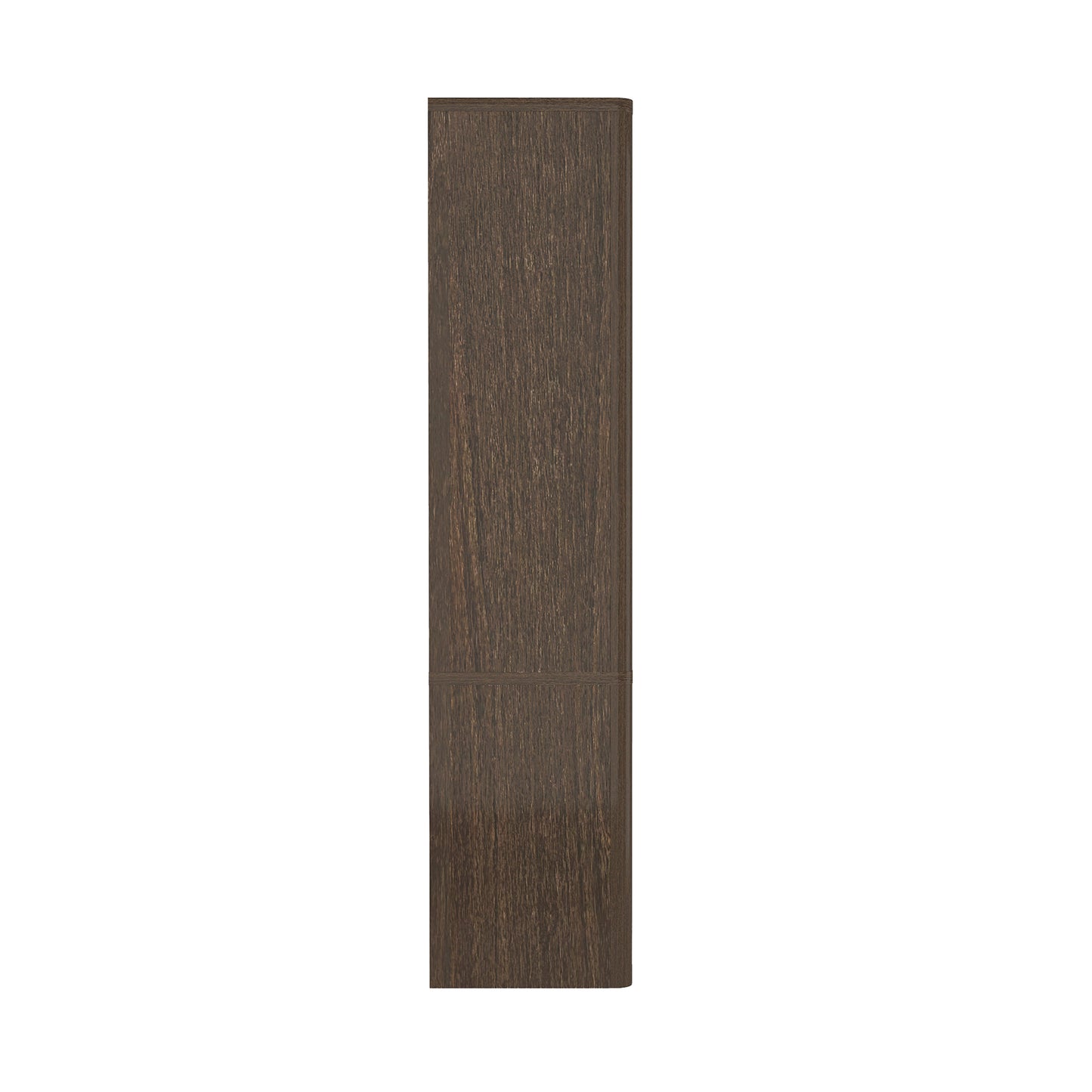 Walnut Bookcase Cabinet - 40.2" Storage
