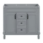 36'' Bathroom Vanity without Top Sink, Cabinet only, Modern Bathroom Storage Cabinet with 2 Soft Closing Doors