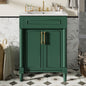 24" Bathroom Vanity with Integrated Ceramic Sink, Bathroom Cabinet with 2 Doors, Single Sink Bathroom Vanity for Small and Medium Restroom