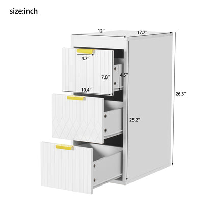 White Wall Mounted Bathroom Cabinet - Storage & Sink Combo