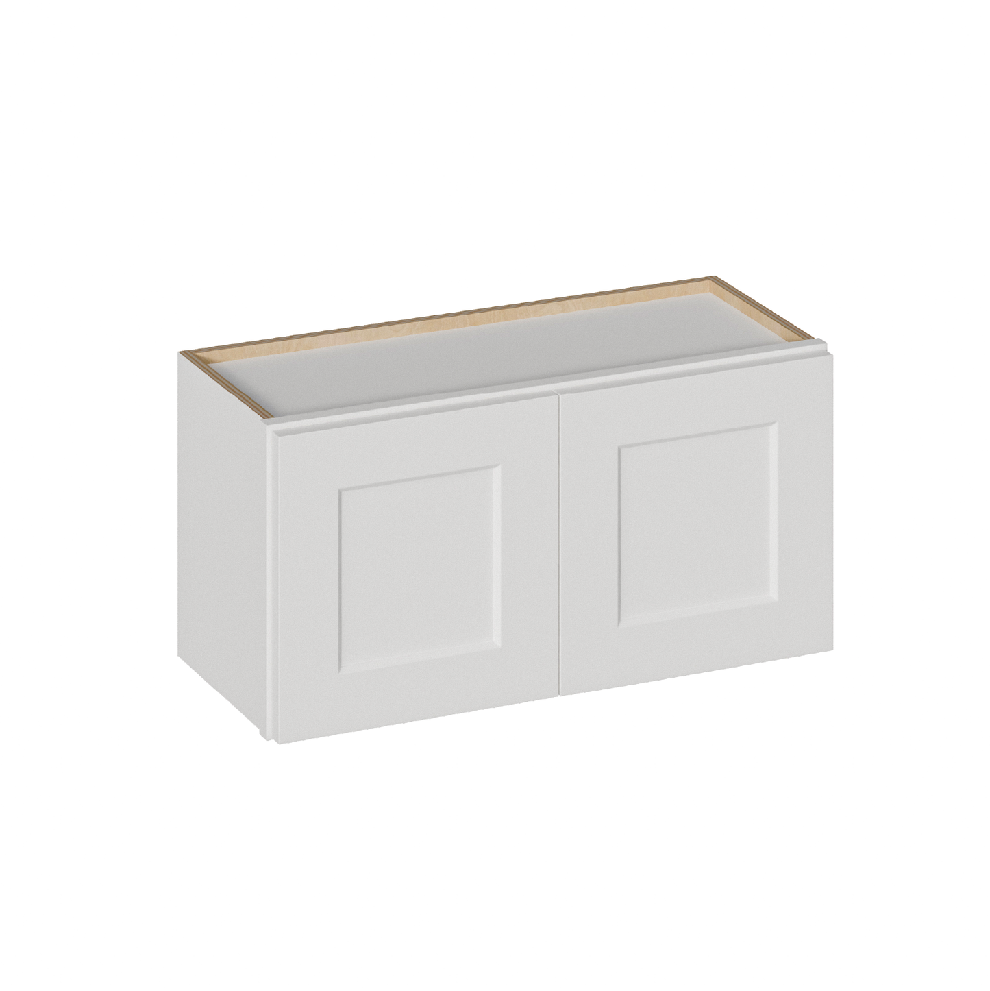 Solid Wood Shaker Wall Cabinet for Home Storage and Room Organization for Living Room