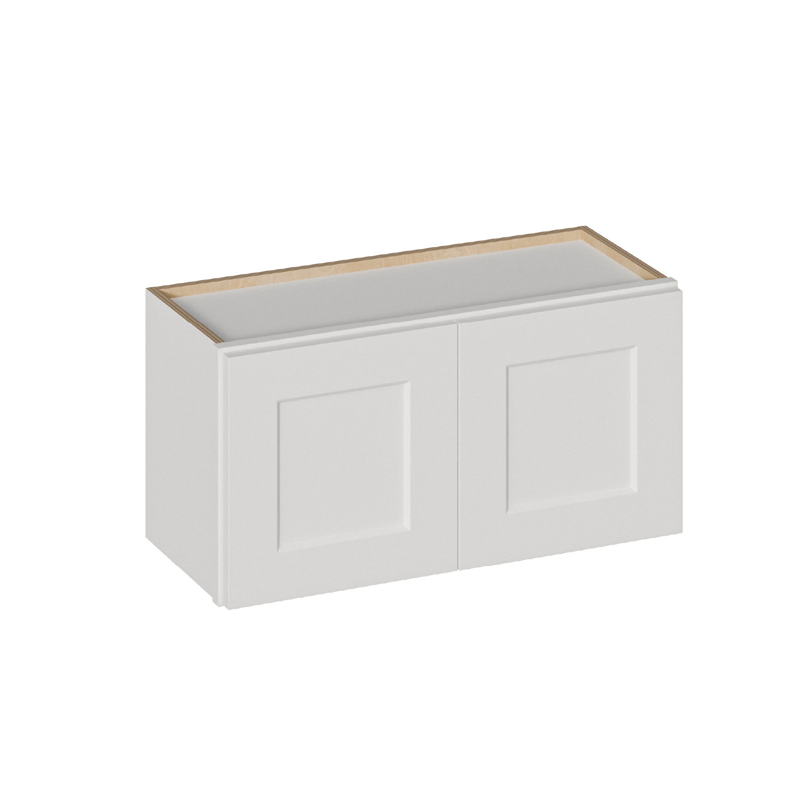 Solid Wood Shaker Wall Cabinet for Home Storage and Room Organization for Living Room