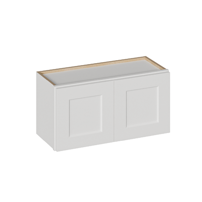 Solid Wood Shaker Wall Cabinet for Home Storage and Room Organization for Living Room