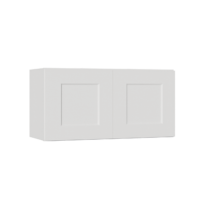 Solid Wood Shaker Wall Cabinet for Home Storage and Room Organization for Living Room