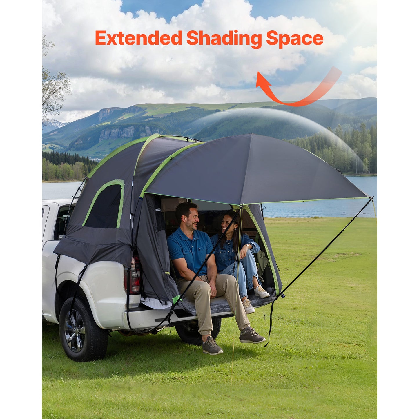 Waterproof Truck Bed Tent for Garden or Poolside Shade