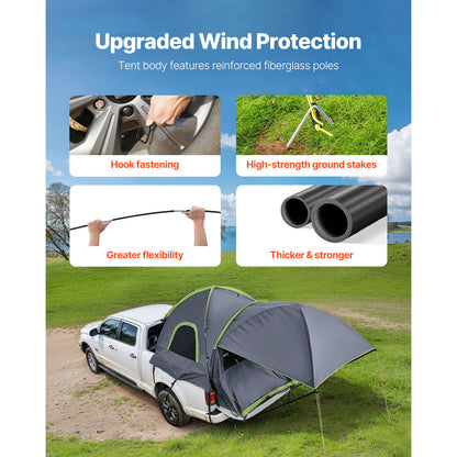 Waterproof Truck Bed Tent for Garden or Poolside Shade