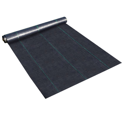 6FTx300FT Premium Weed Barrier Fabric Heavy Duty 3.2OZ, Woven Weed Control Fabric, High Permeability Good for Flower Bed, Geotextile Fabric for Underlayment, Polyethylene Ground Cover