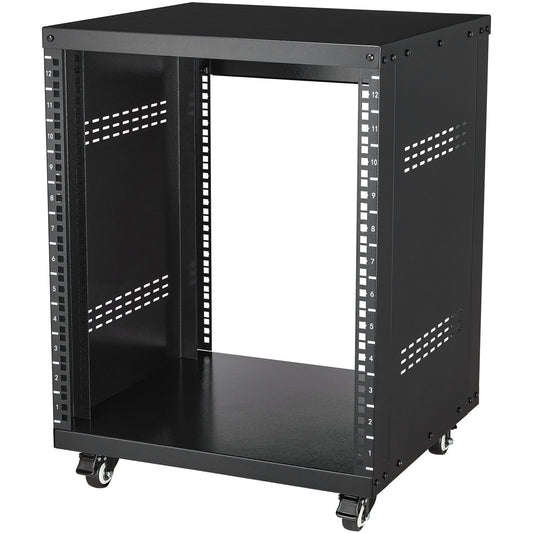 12U AV Rack Stand 500 lbs Capacity Network Stereo Recording Studio Rack