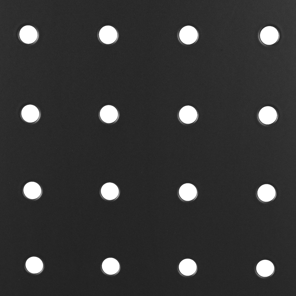 Pegboard Display Stand - 15 Hooks Black Steel Storage Shelf