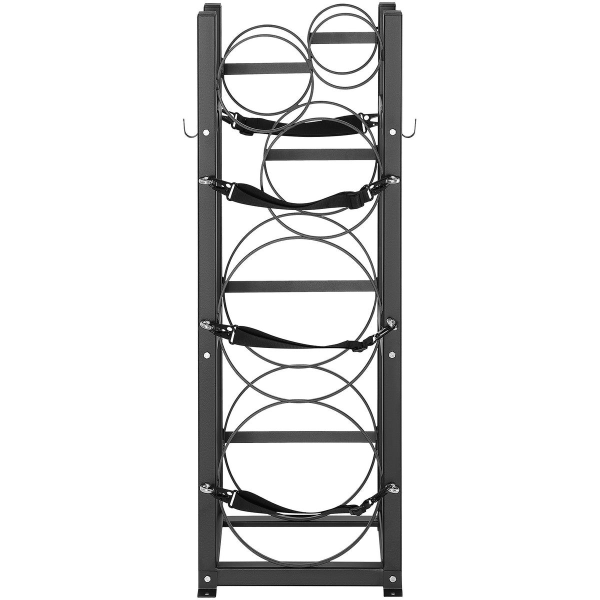 Refrigerant Tank Rack - Black Carbon Steel, 30lb Capacity