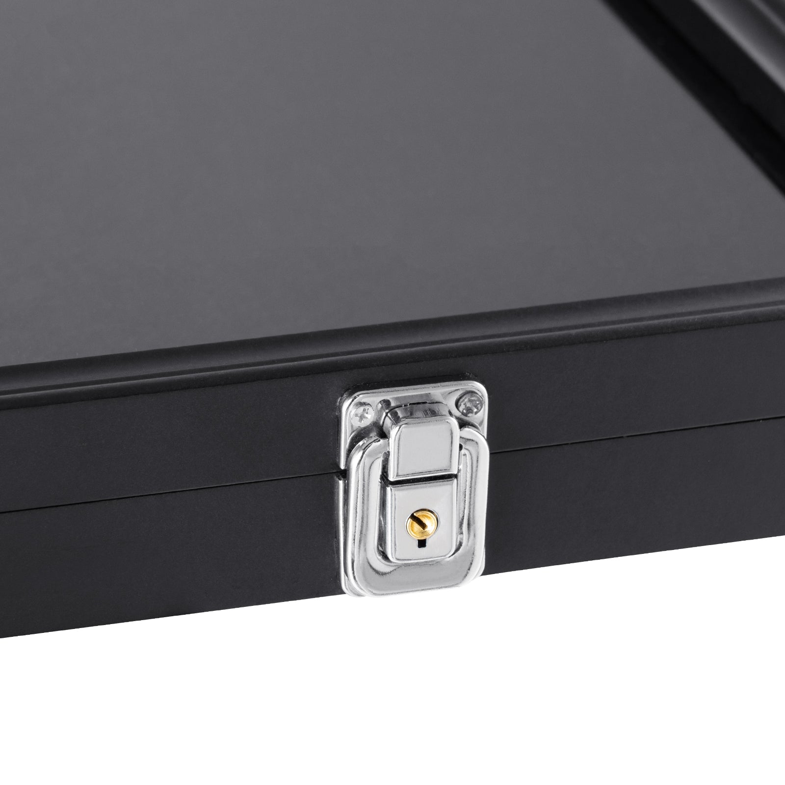 Black Metal Sports Card Display Case - Holds 35 Cards for Living Room