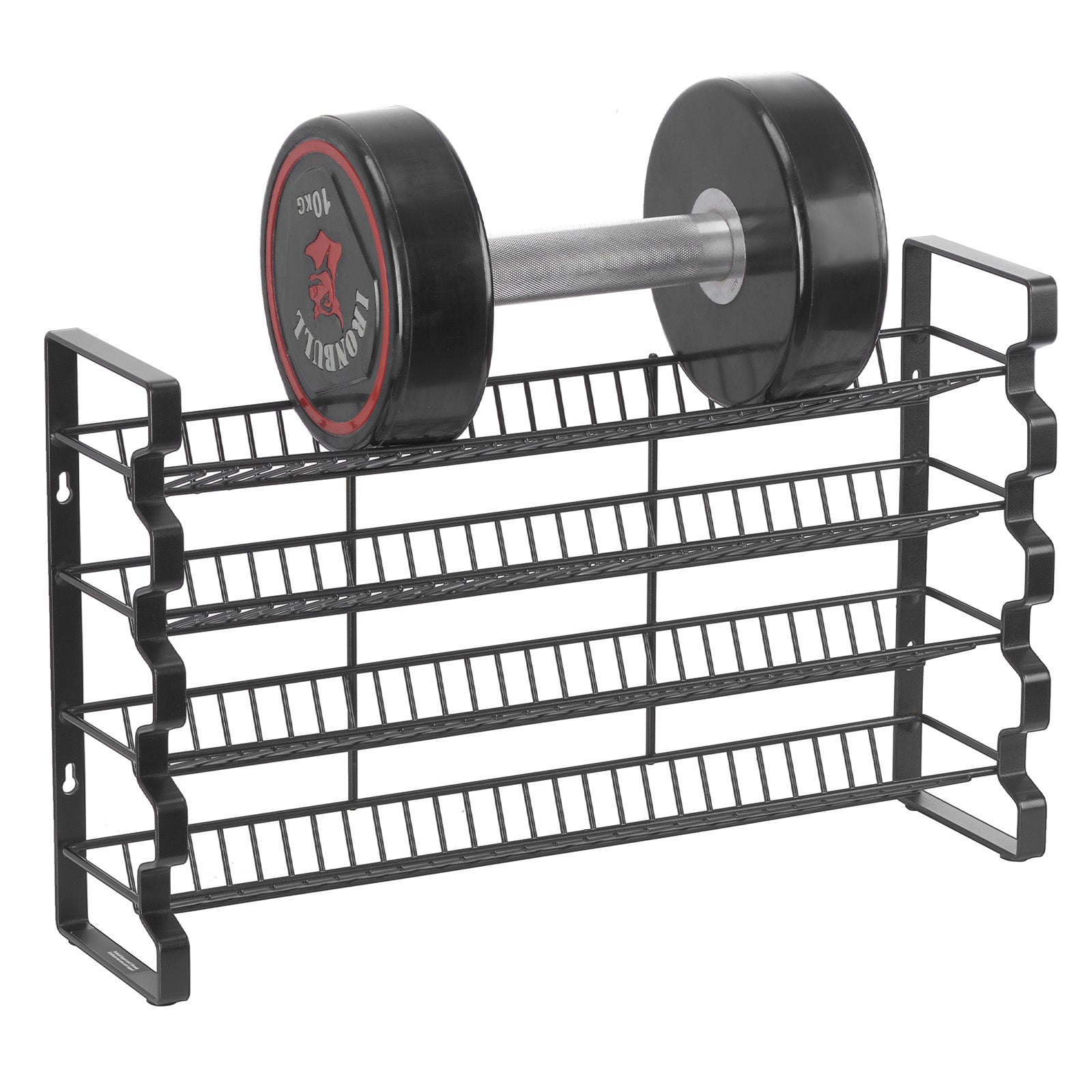 Black Iron Spice Rack Organizer - 18.23 x 4.65 x 11.10