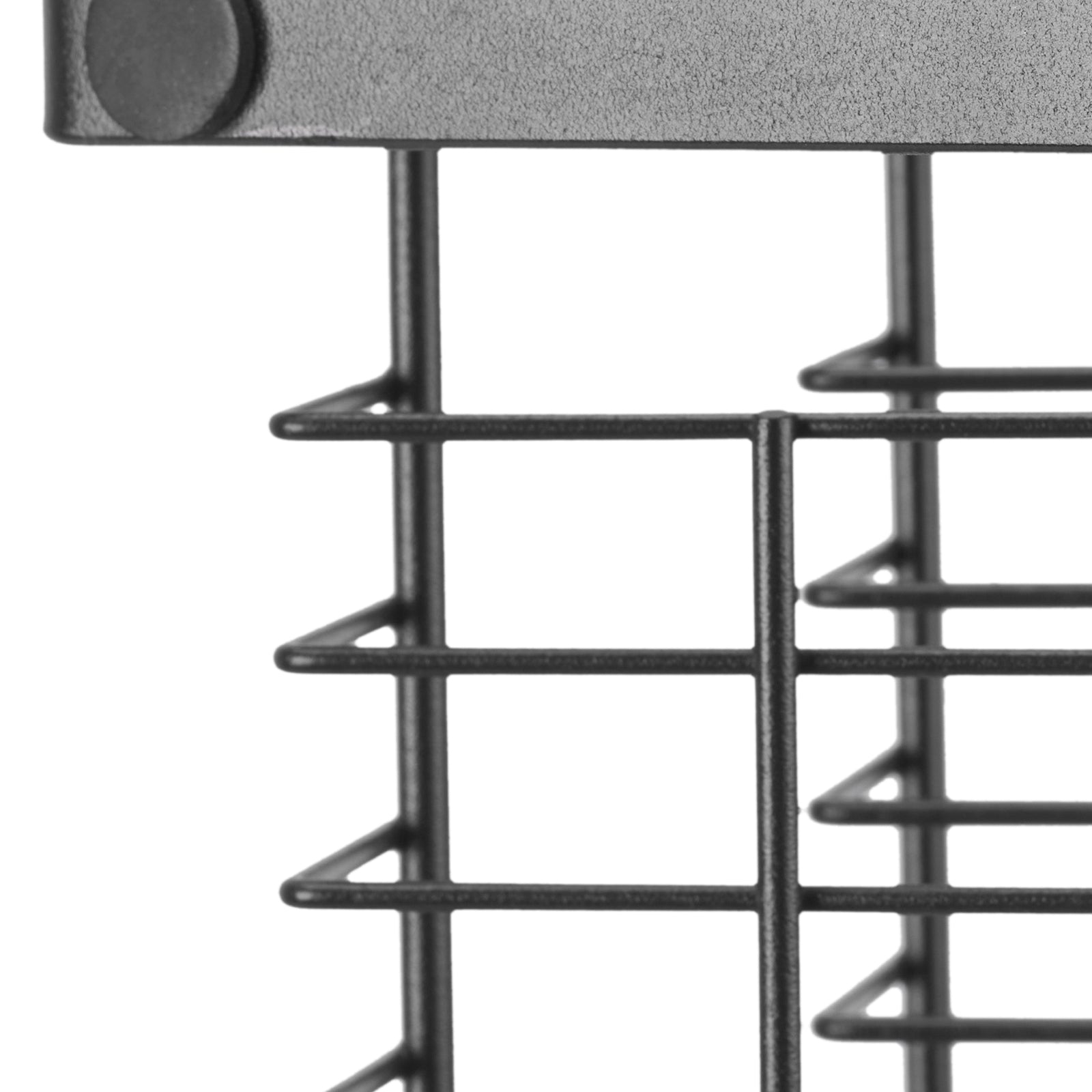 Black Iron Spice Rack Organizer - 18.23 x 4.65 x 11.10