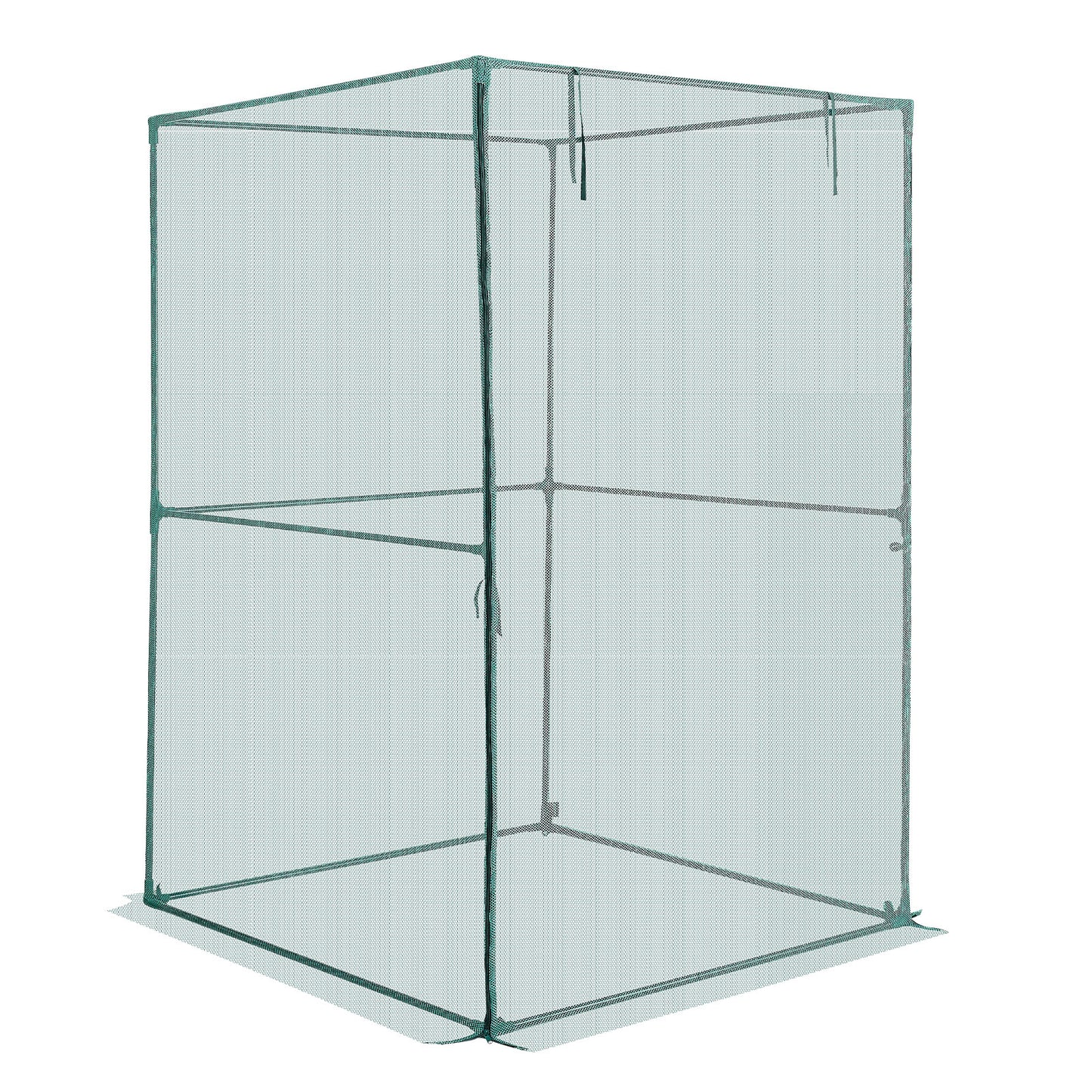 Black Green Plant Protection Cage - 3.9 x 3.9 ft Outdoor Garden Tent