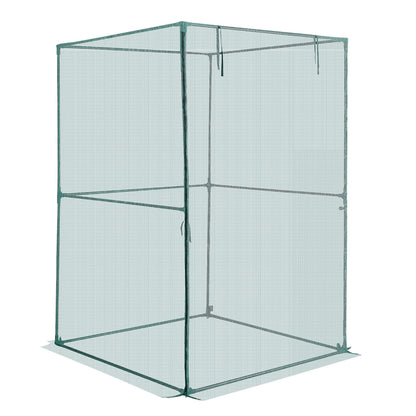 Black Green Plant Protection Cage - 3.9 x 3.9 ft Outdoor Garden Tent