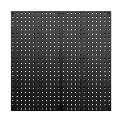Metal Pegboard Panels 2 Pcs 32" x 16" Wall Organizer for Garage Tool Storage