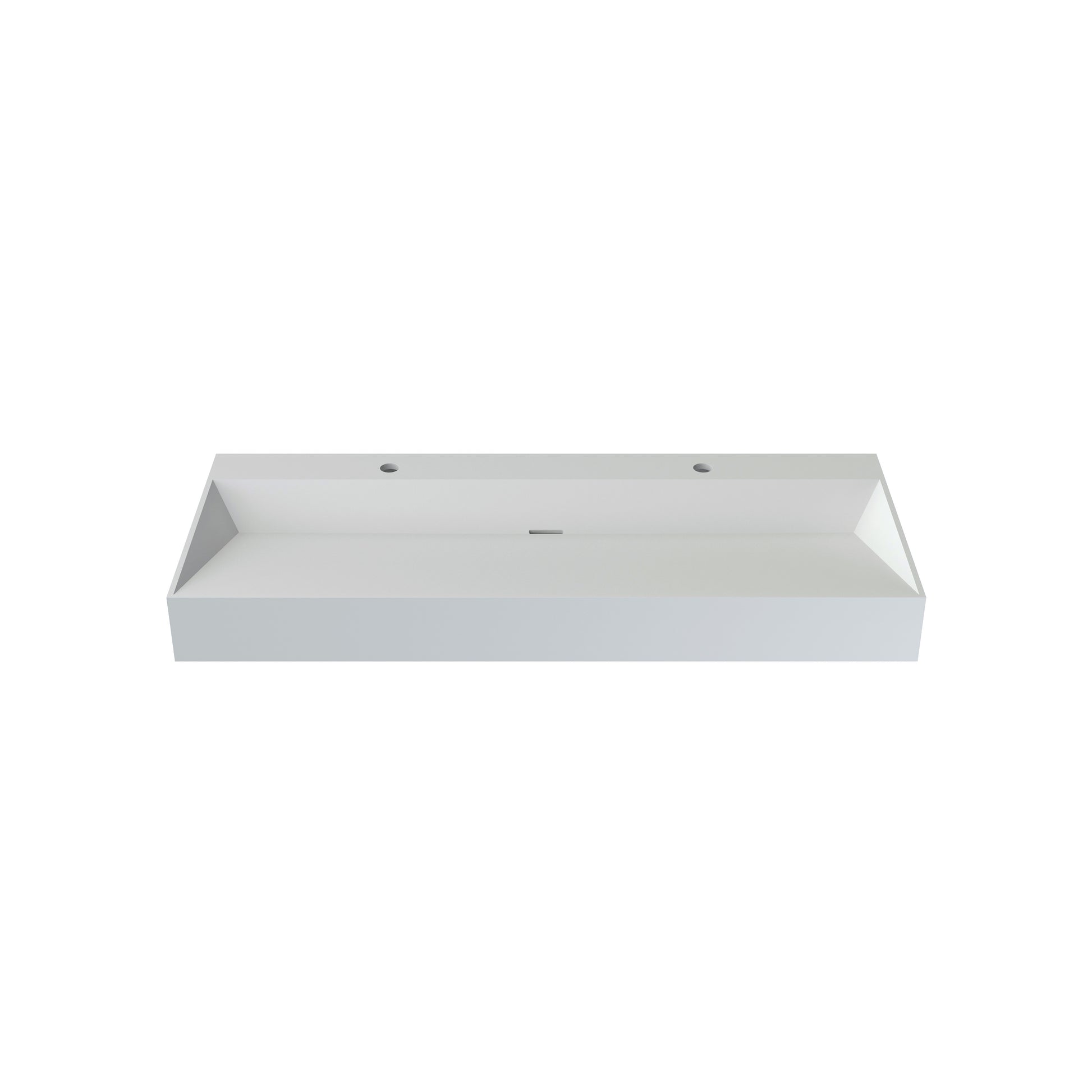 48'' Solid surface Basin, Matte White Color