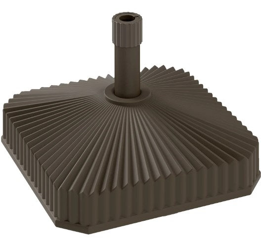 Heavy Duty Outdoor Umbrella Stand Base - Brown HDPE