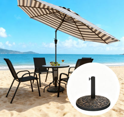 Outdoor Umbrella Base,,Elegant Design Umbrella Stand,Resin Outdoor Umbrella Stand Base