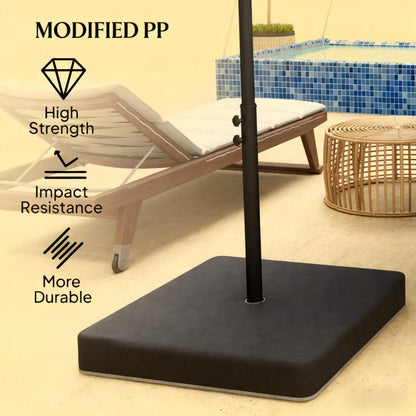 Heavy Duty Umbrella Weights - Black Polyester