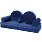 13 PCS Modular Kids Play Couch, DIY Convertible Foam Play Fort, Toddler Sectional Floor Sofa, Creative Building Play Furniture for Boys Girls Playroom Bedroom