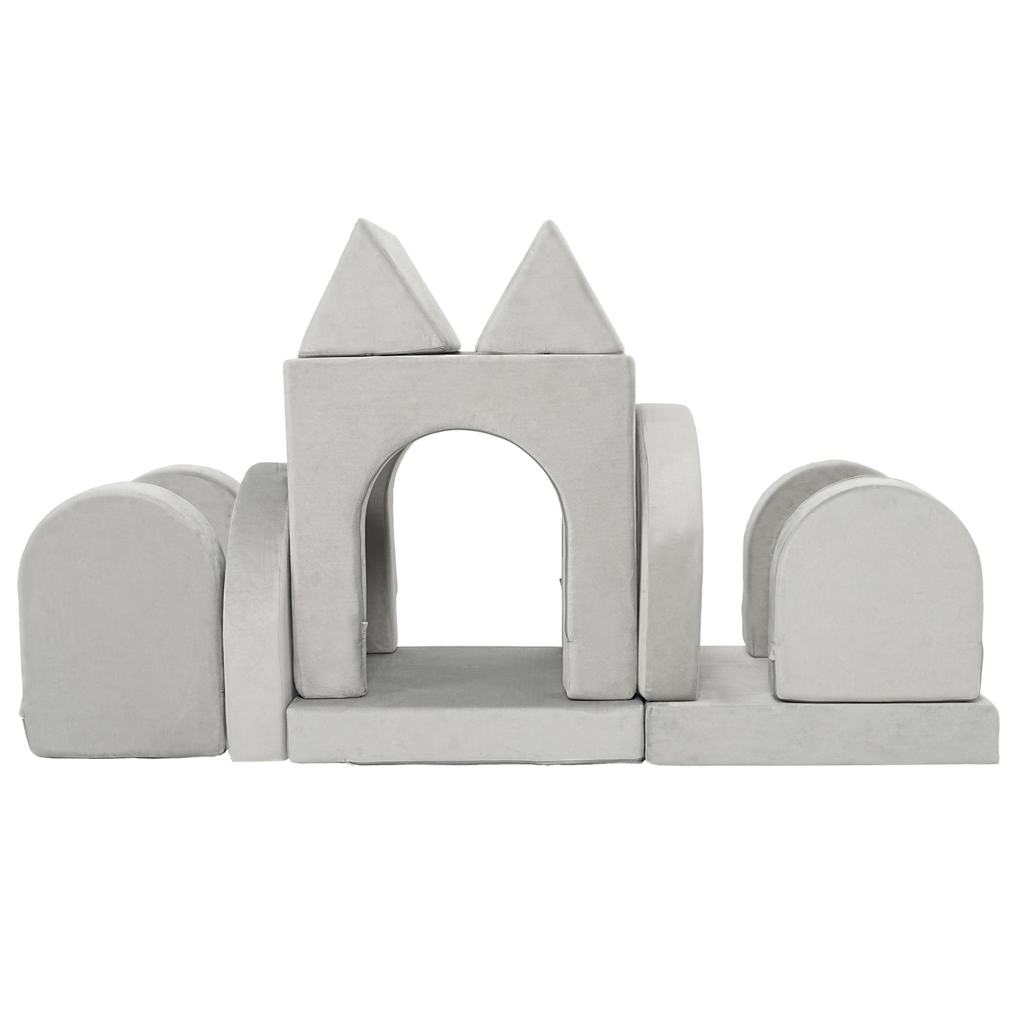 12Pcs Kids Modular Sofa - Toddler Couch for Playroom & Bedroom