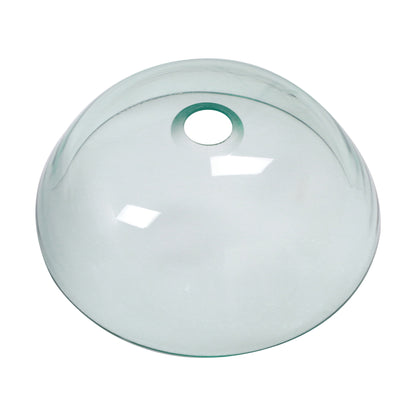 Clear Tempered Glass Vessel Sink - Bathroom Vanity with Chrome Faucet