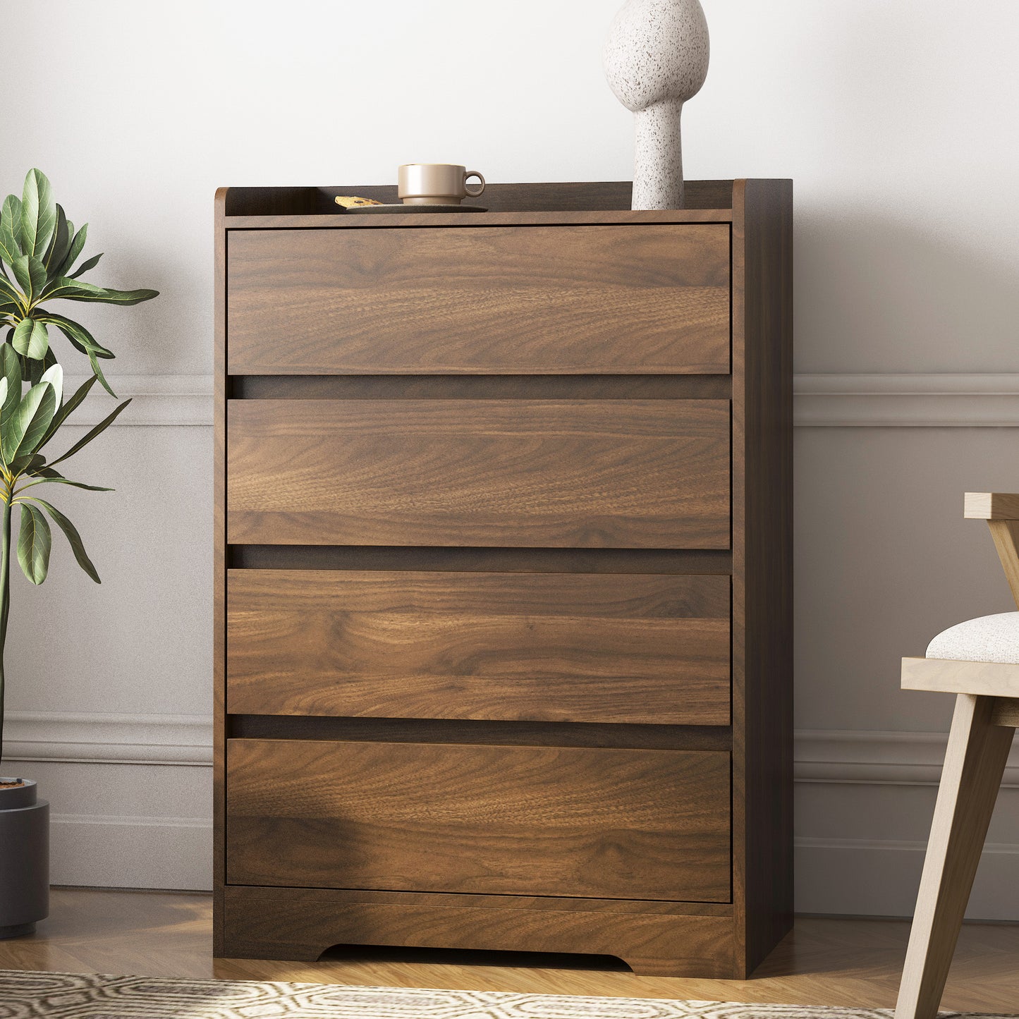 4 Drawer Dresser - Wood & Particle Board | $125 for Living Room