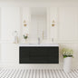 48" Floating Bathroom Vanity with Sink, Wall-Mounted Storage Cabinet with Solid Surface Top Basin and Soft Close Drawers Fully Assembled, Espresso Wood 24V11-48EW-W1920P414536