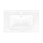 27.8" White Ceramic Basin, Only Ceramic Sink, Without Cabinet