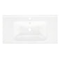 35.6" White Ceramic Basin, Only Ceramic Sink,  Without Cabinet