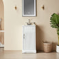 Fully Assembled 18'' Freestanding Single Bathroom Vanity with Top